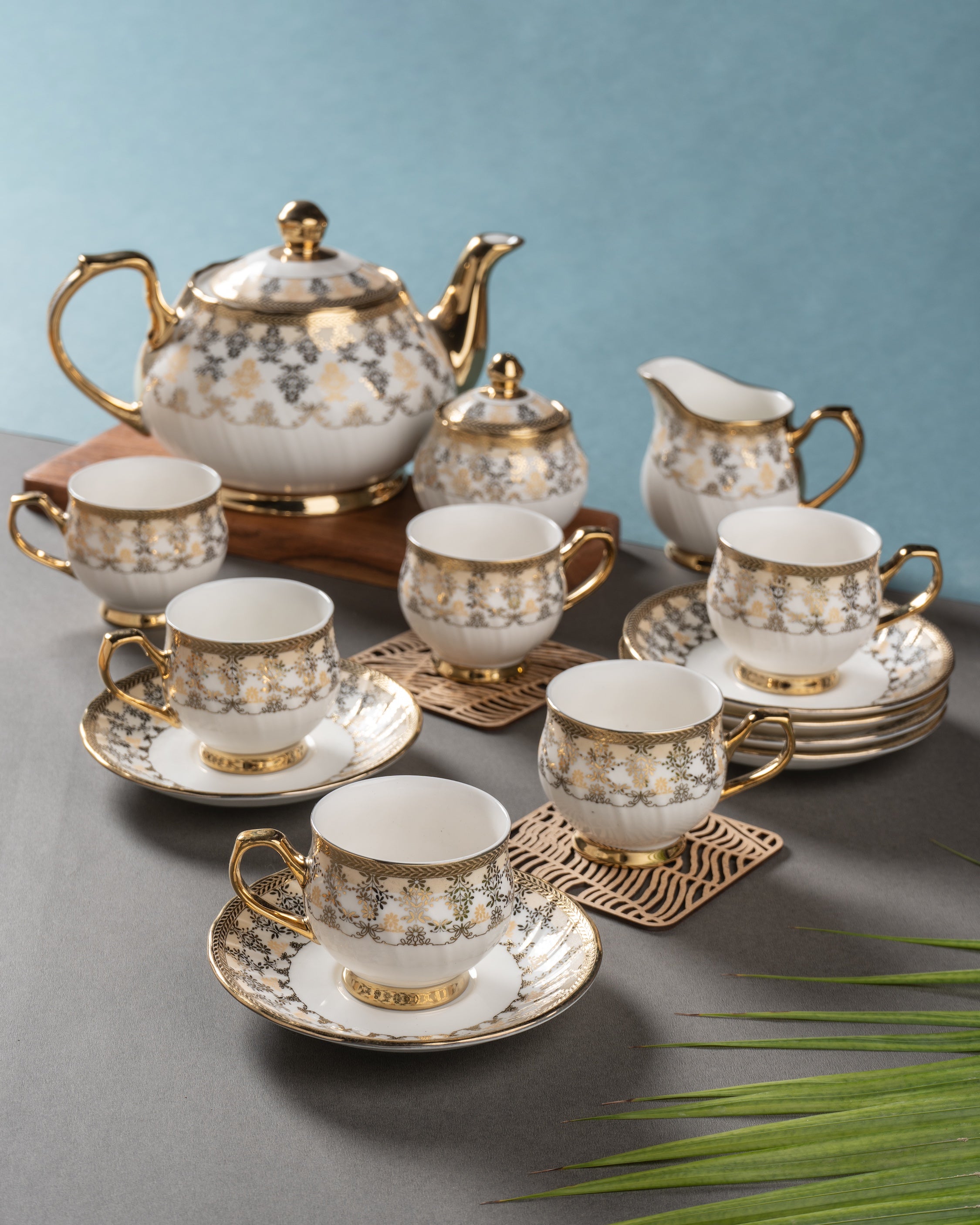 Shop Now Karina Cup & Saucer Set of 12 Online – Clay Craft India