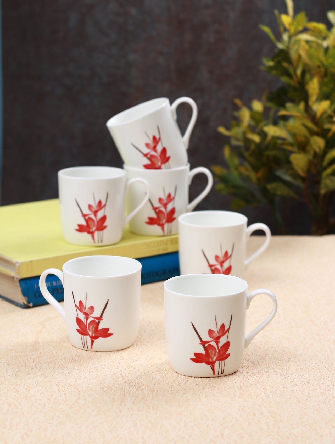 Cup Set - Buy Floral Cup Set for Tea Online in India