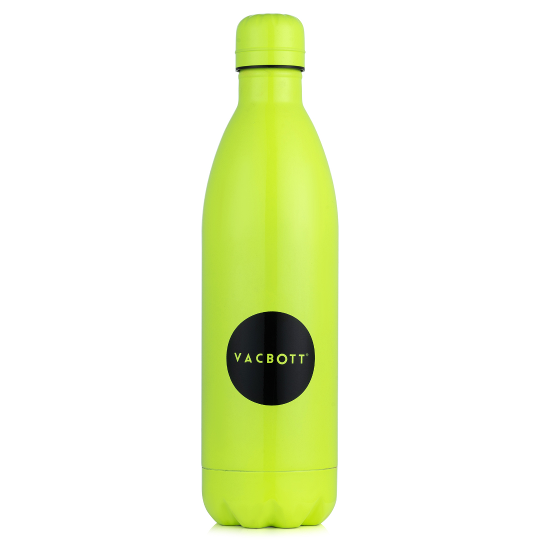 Vacbott Vaccum Bottle, Stark Neon Double Walled 24 Hours Hot and Cold Water Bottle, BIS Certified,  500ml/1000 ml