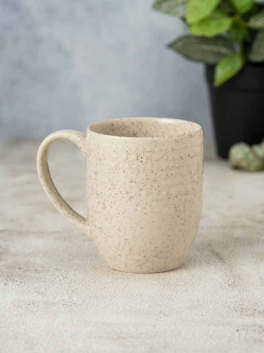 Apex Pebble Elegant Beige Coffee/ Milk Mug, 1 Piece, 360 ml