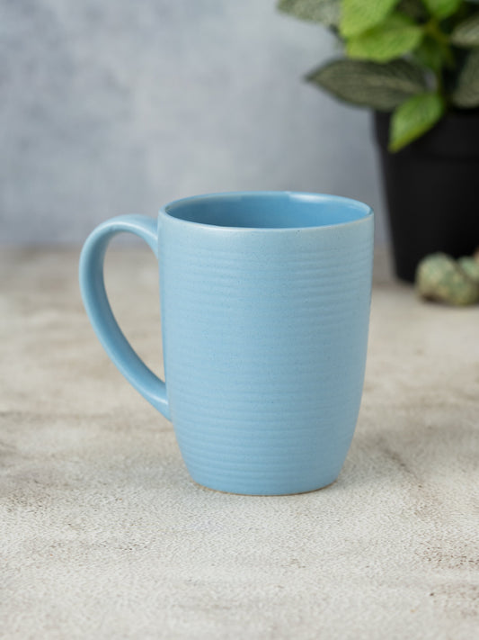 Horizon Pebble Light Blue Coffee/ Milk Mug, 1 Piece, 360 ml