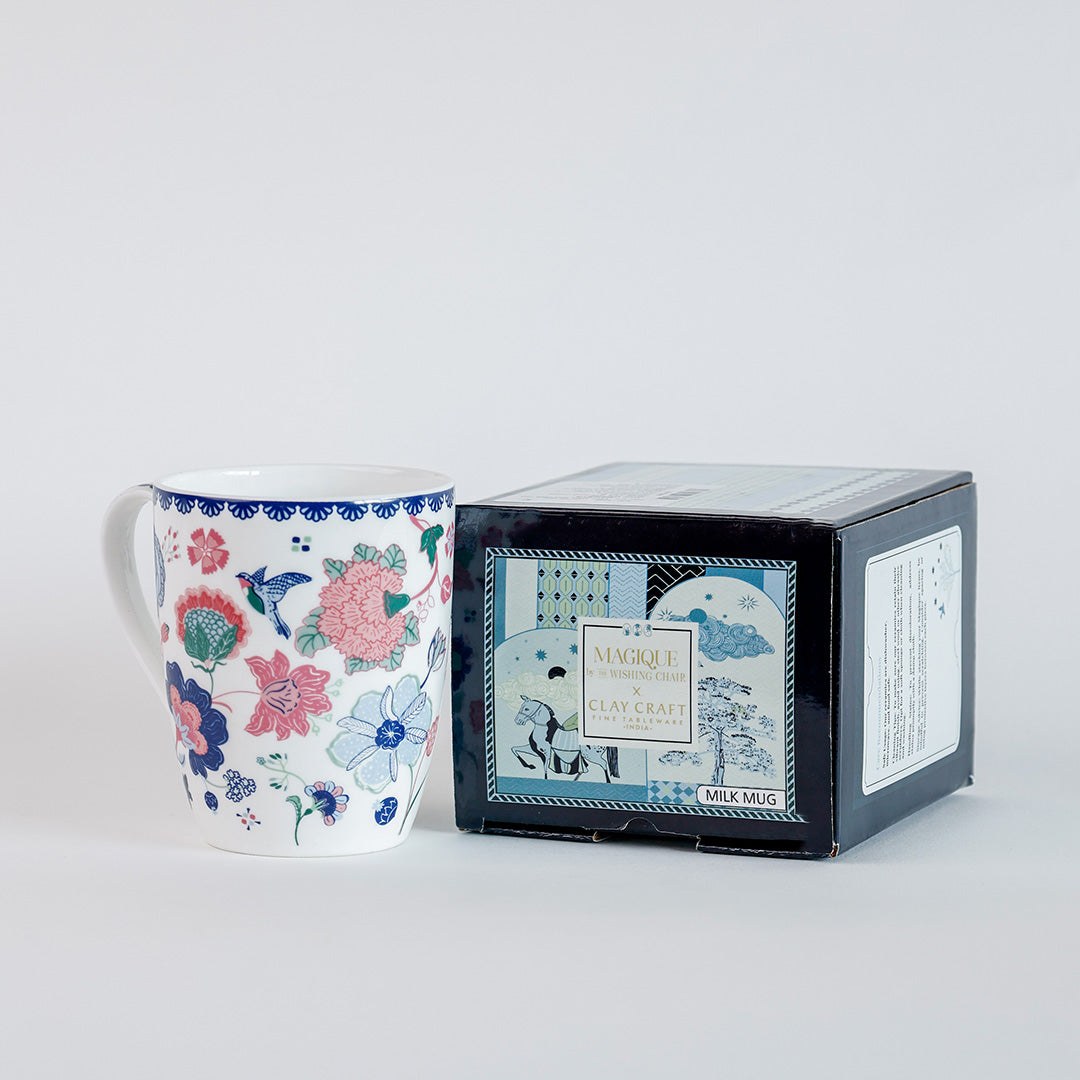 Magique by The Wishing Chair x Clay Craft, Jahanara Oxford Big Milk Mug, 1 Piece, 310ml, (JH2)