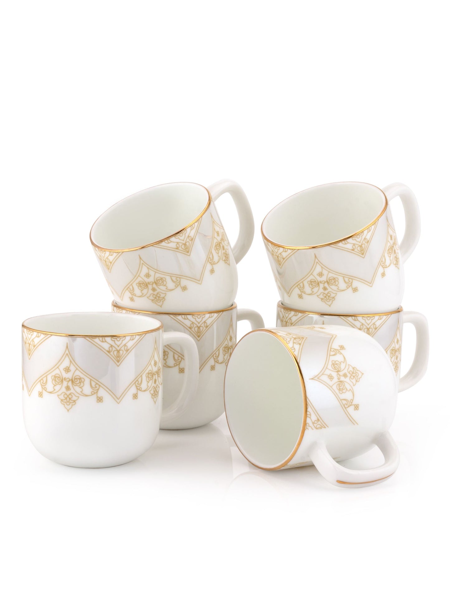 JCPL Ella Luminous Coffee & Tea Mug Set of 6 (LM503)