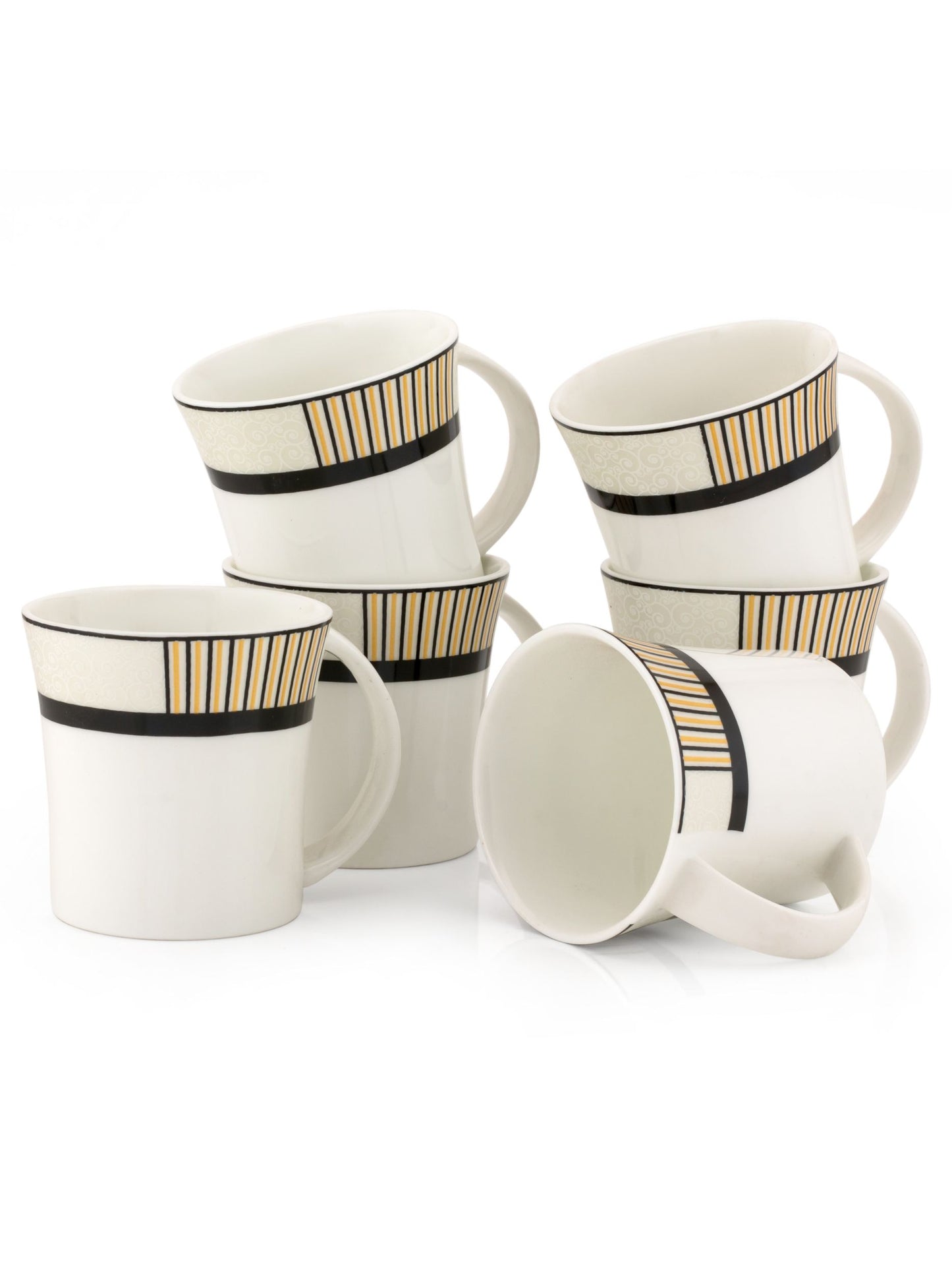 Jackson Super Coffee & Tea Mugs, 155ml, Set of 6 (S384)