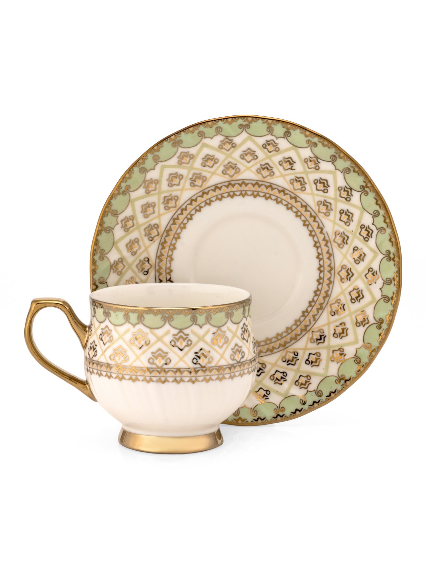 Shop Now Karina Cup & Saucer Set of 12 Online – Clay Craft India