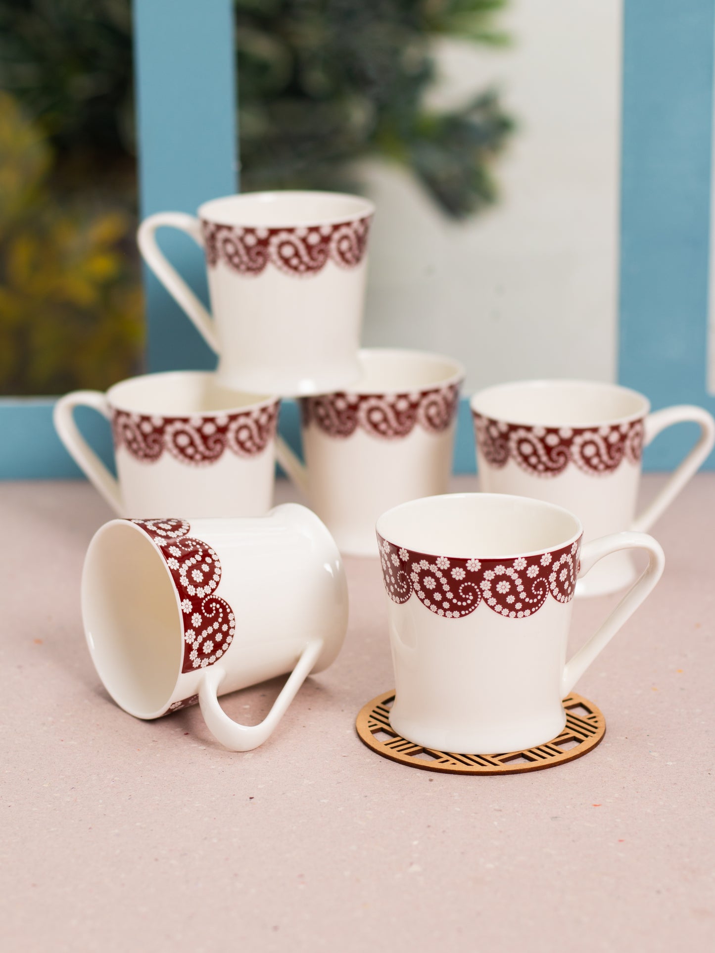 JCPL Peter Super Coffee & Tea Mug Set of 6 (371)