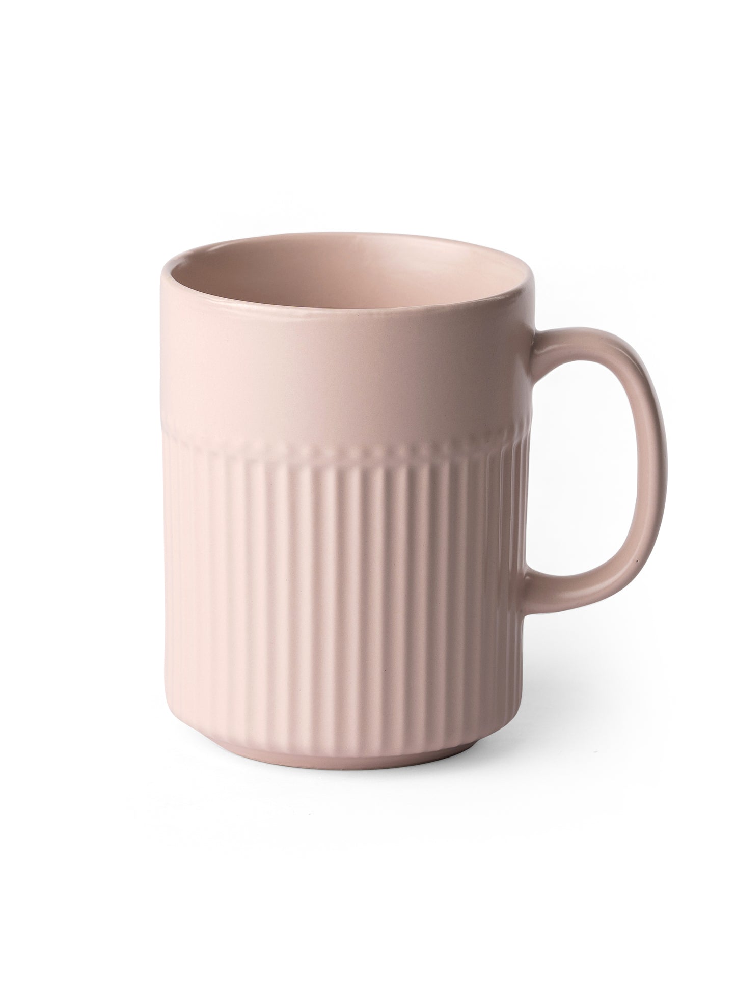 Crimson Matte Pebble IVORY Coffee/ Milk Mug, 1 Piece, 350 ml