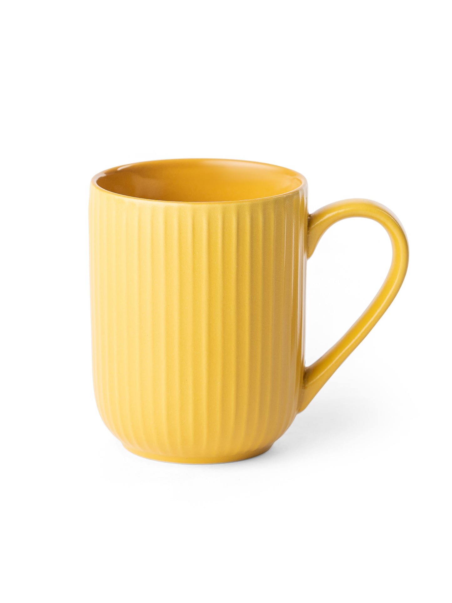 Linea Pebble Mustard Coffee/ Milk Mug, 1 Piece, 360 ml