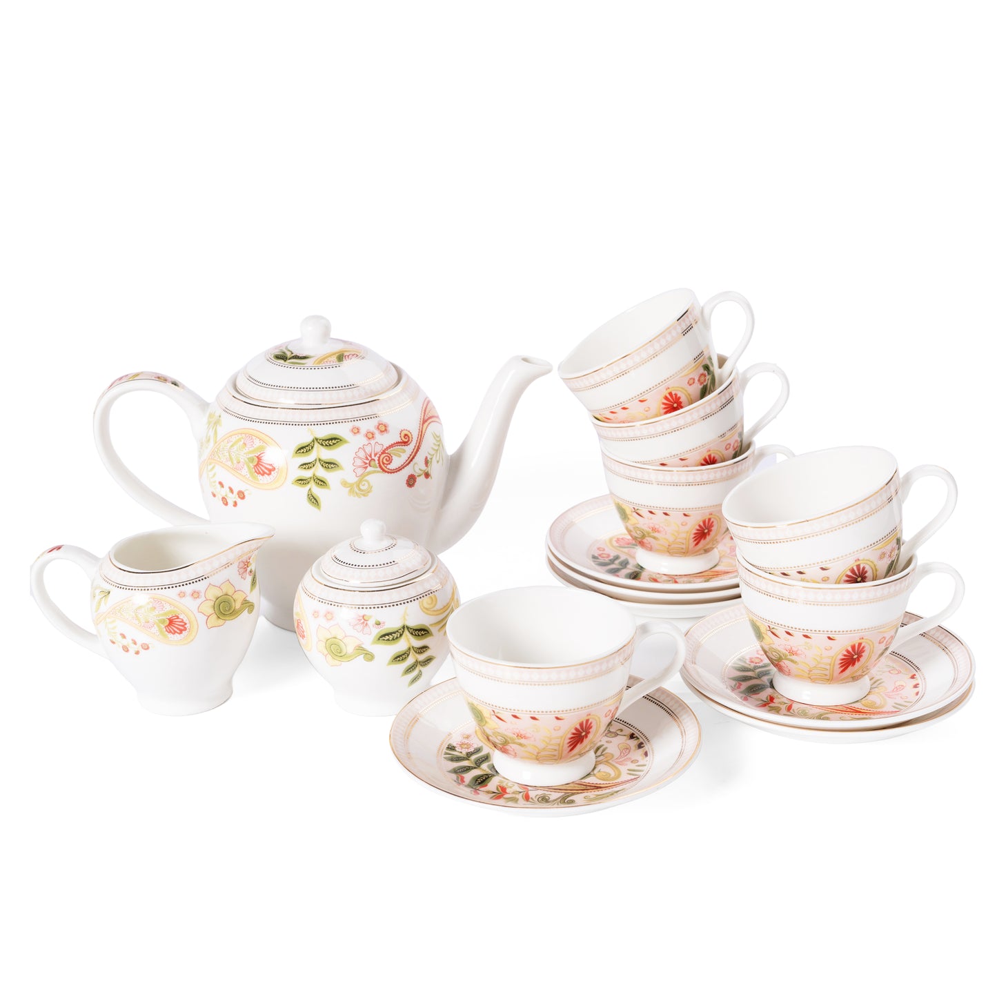 King Fiesta Tea Set of 15 (FI802)