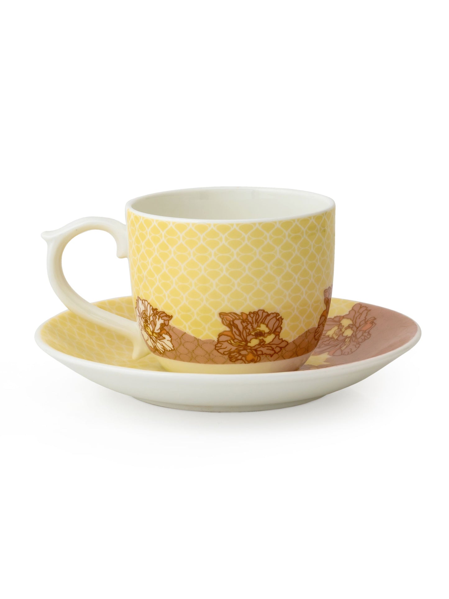 Maharani Super Cup & Saucer, 160 ml, Set of 12 (6 Cups + 6 Saucers) (S303)