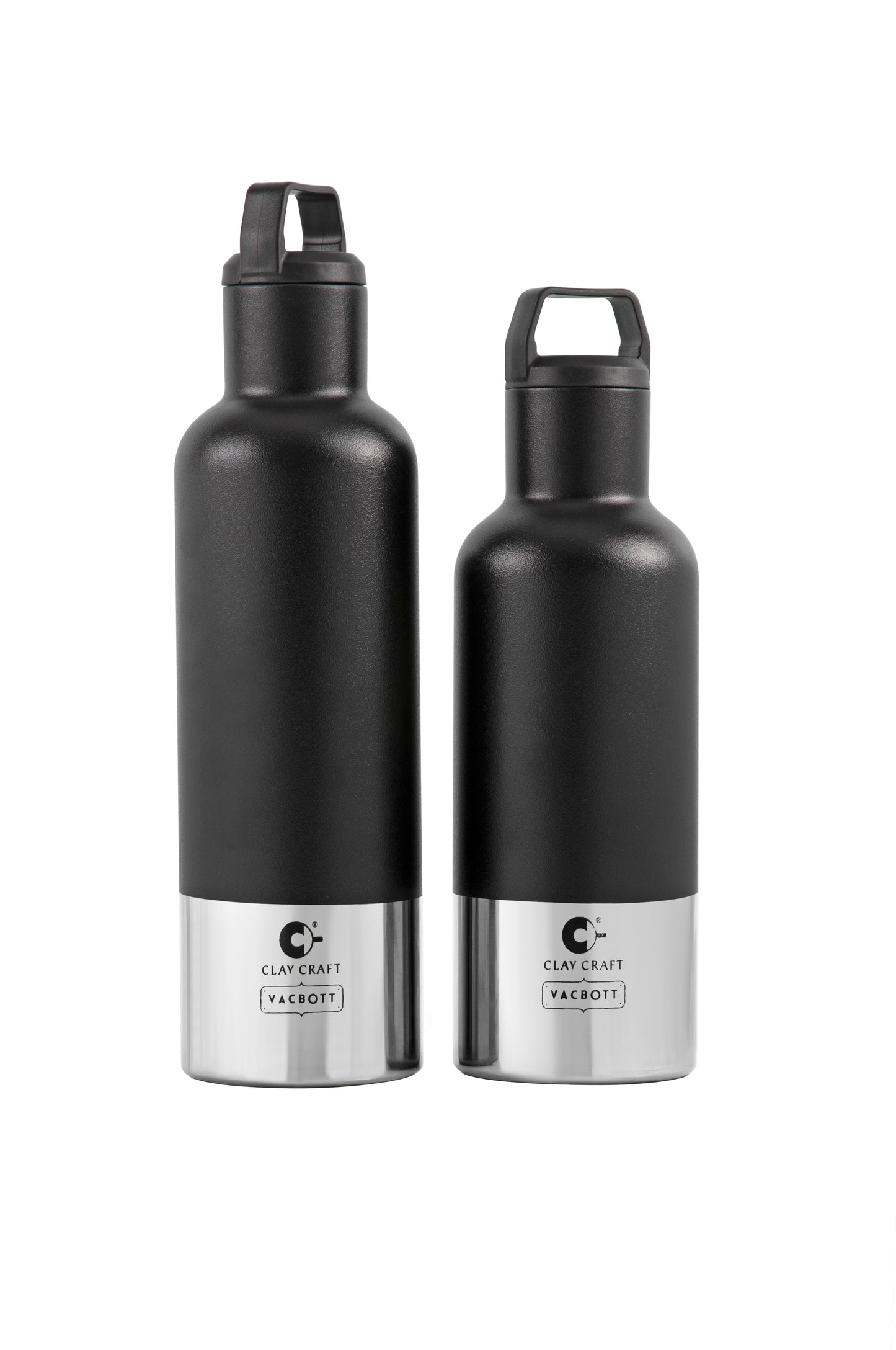 Vacbott Vacuum Bottle, Trekko Electro Double Walled 24 Hours Hot and Cold Water Bottle, 700/900ml