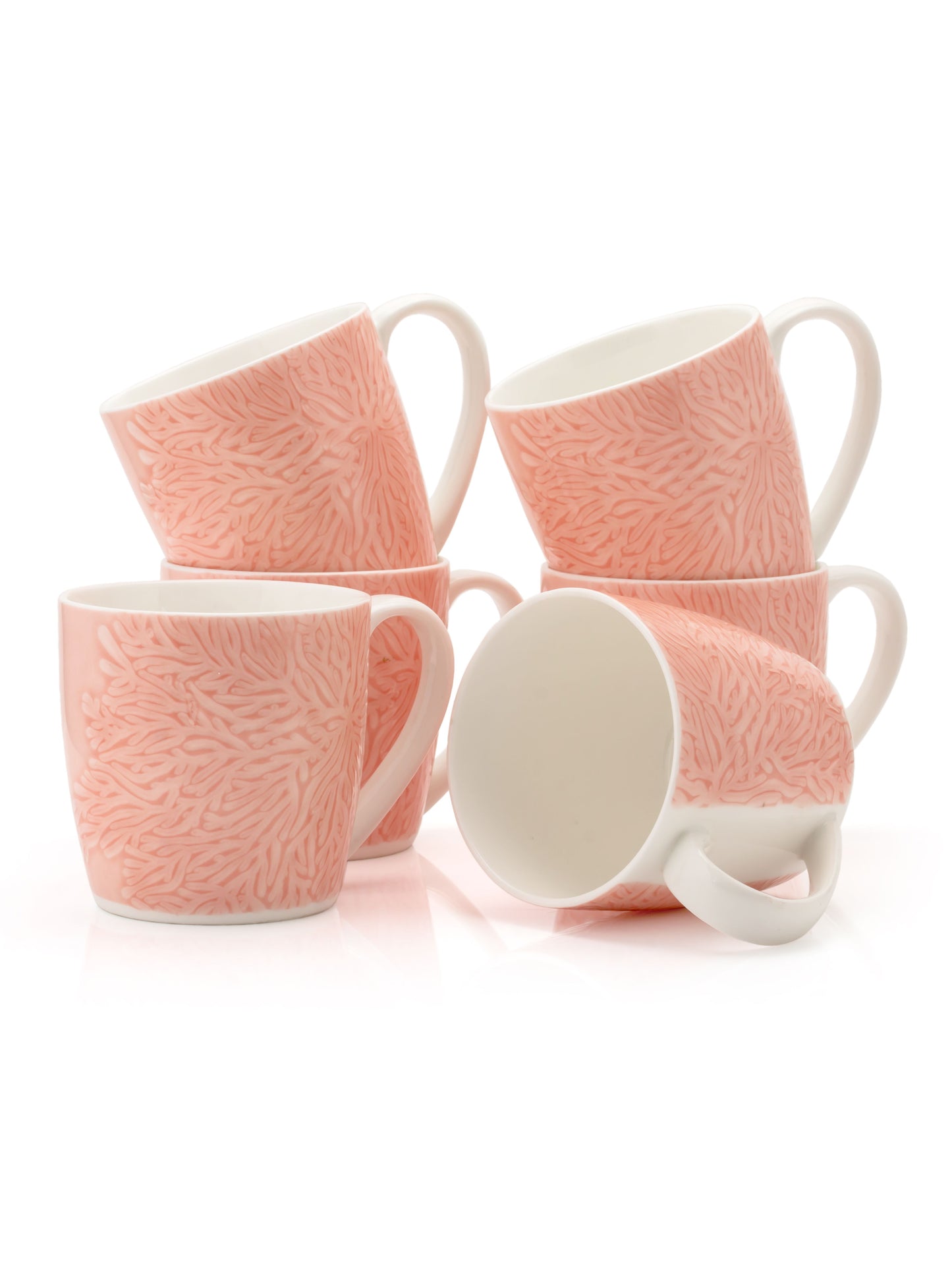 JCPL Alton Vanilla Coffee & Tea Mug Set of 6 (V412)