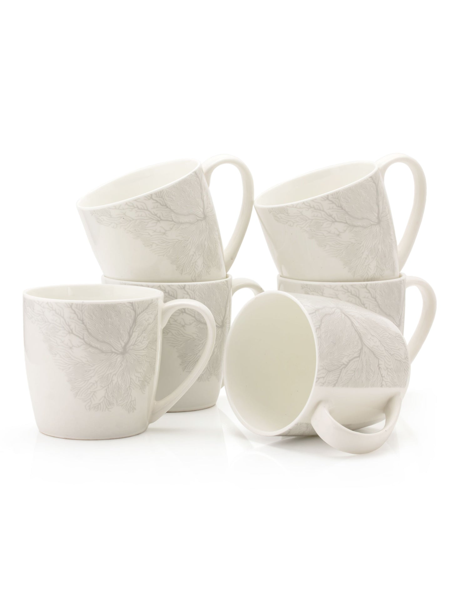 JCPL Alton Vanilla Coffee & Tea Mug Set of 6 (V413)