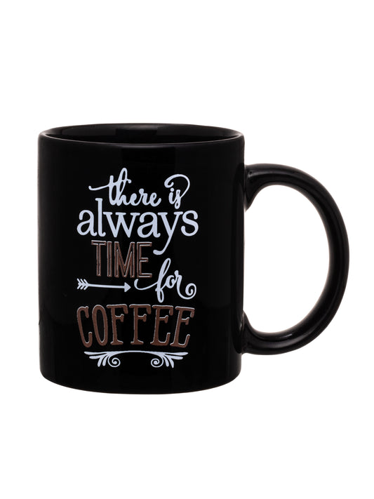 Swiss Coffee/ Milk Mug Black 1 Piece 350ml (B302)